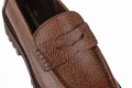penny loafers ze skóry groszkowej