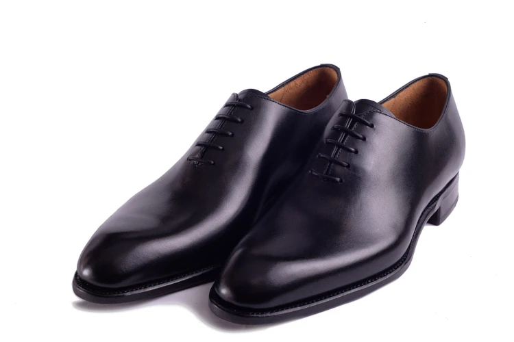 6903 black, Carlos Santos, wholecut, lotnik, buty do ślubu