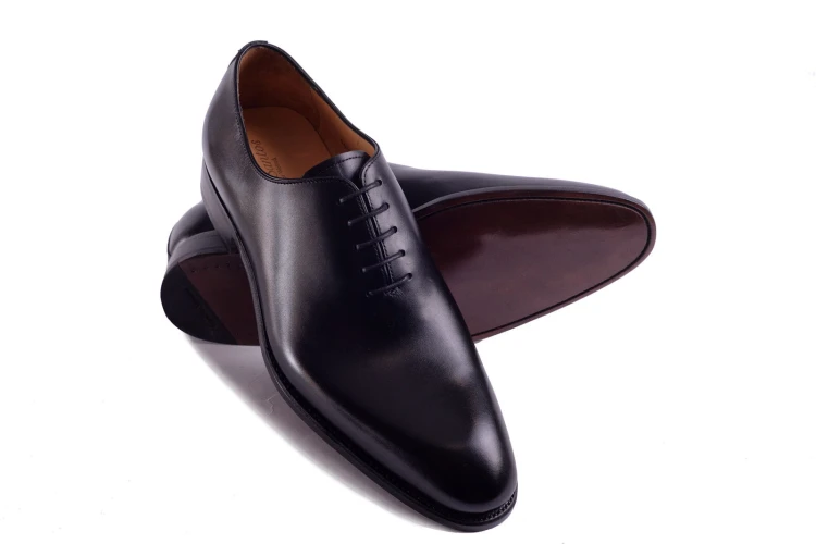 6903 black, Carlos Santos, wholecut, lotnik, buty do ślubu