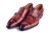 Carlos Santos ,,6942,last shoes Z401,Wine Shadow,Monk , klayczne buty, obuwie klasyczne, classic shoes