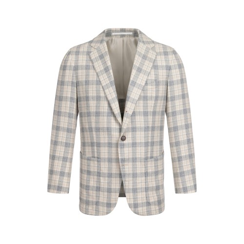 Jacket full canvas Partigiani Ivory colour