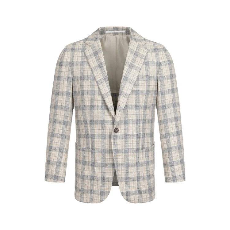 Jacket full canvas Partigiani Ivory colour