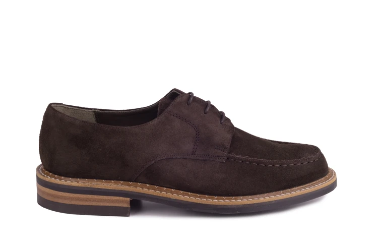 buty ręcznie szyte ze skóry zamszowej