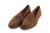 Carlos Santos 1789 penny loafers mokasyny szyte ręcznie ze skóry zamszowej na gumowej podeszwie kolor brązowy.