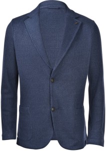 GRAN SASSO Jacket Navy Linen