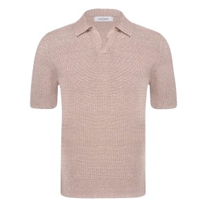 GRAN SASSO Polo linen brown