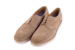 Partigiani 7328 Tabaco Suede Derby