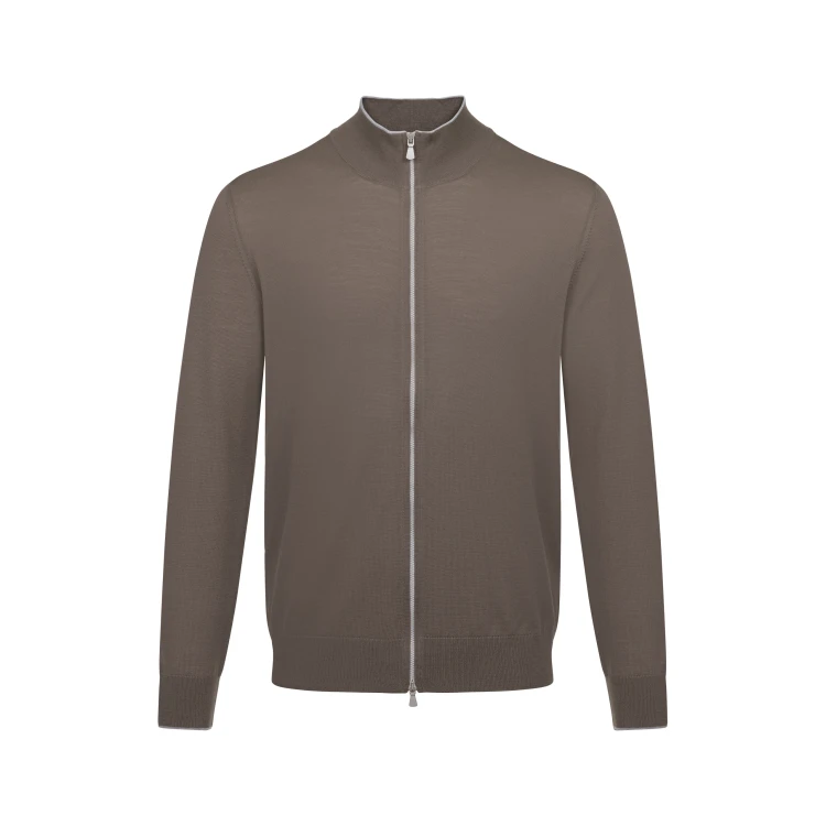 sweter rozpinany z wełny tasmańskiej