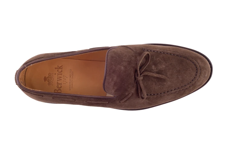 Berwick loafersy szyte ręcznie