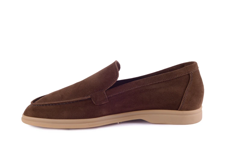 miękkie zamszowe loafersy