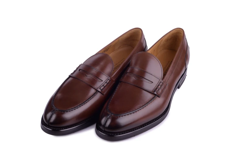 loafersy szyte ręcznie metodą goodyer welted