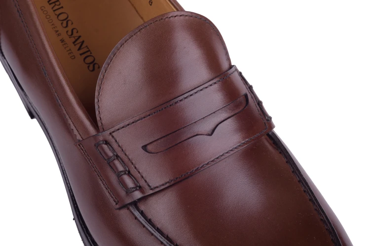 loafersy szyte ręcznie metodą goodyer welted