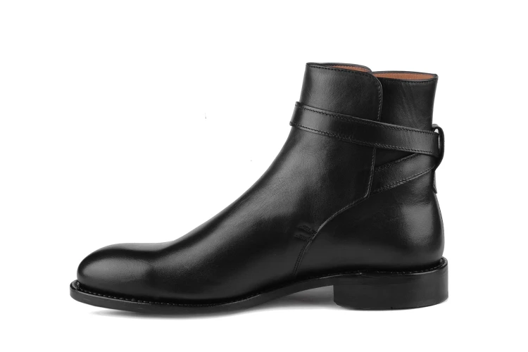 partigiani, buty meskie czarne za kostke