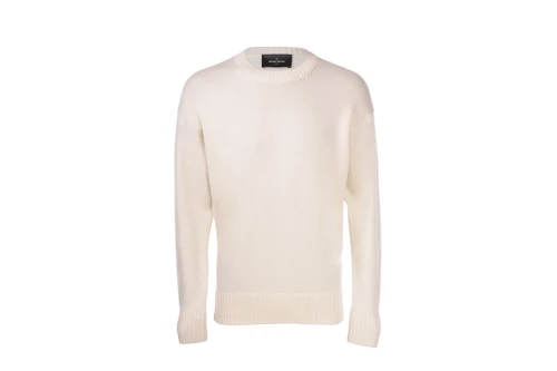 GRAN SASSO Sweter z wełny merino Off White