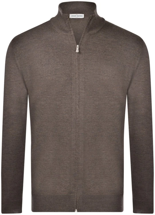 sweter rozpinany z wełny merino