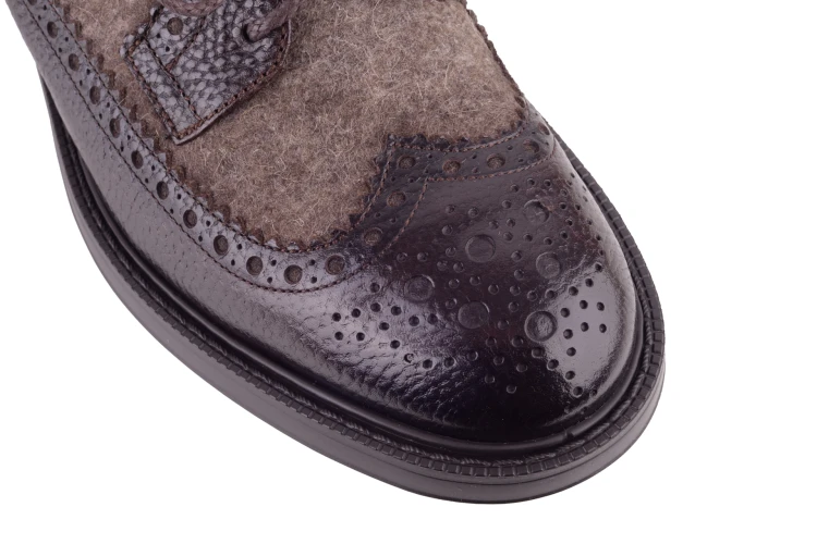 buty casualone na jesien skórzane meskie