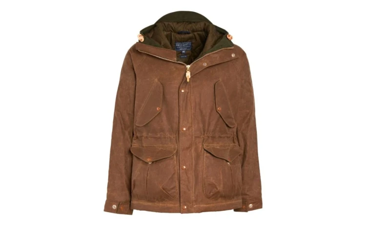 Manifattura Ceccarelli Parka Woskowana Dark Tan