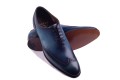 Barker Tennyson Blue/Print Oxford, Goodyear Welted ,handmade,szyte buty, ręcznie szyte buty,