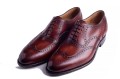Carlos Santos 7273 Cherry/Bairrada buty typu oksford, brogs. Styl półformalny, casual.