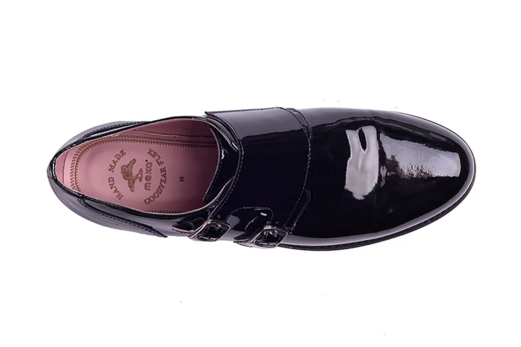 Nord Meka 1719L Black Patent Monk