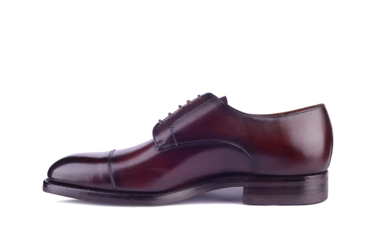 carlos santos derby brąz goodyear welted buty