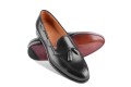 Carlos Santos 4210 Black tassel loafer black