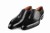 Carlos Santos 8627 Black Shadow Oxford oxford cap toe skórzana podeszwa