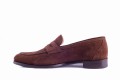 Carlos Santos 9176 Chocolate zamszowe penny loafers