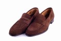 Carlos Santos 9176 Chocolate zamszowe penny loafers