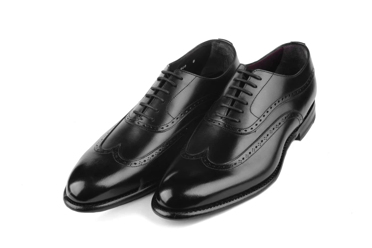 Borgioli Fratelli, oxford, brogues, czarny