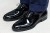 Partigiani oxford patent bologna system leather sole