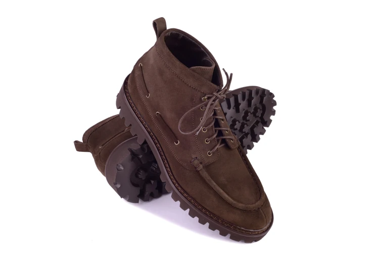 Partigiani 7714 Testa Suede Boot na zimowej podeszwie