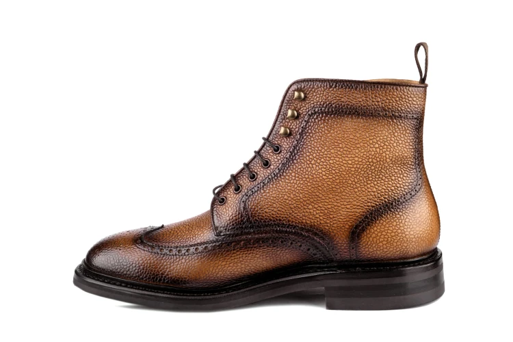 Carlos Santos 8922 Grain Douro Boot, skóra cielęca groszkowa, goodyear welted