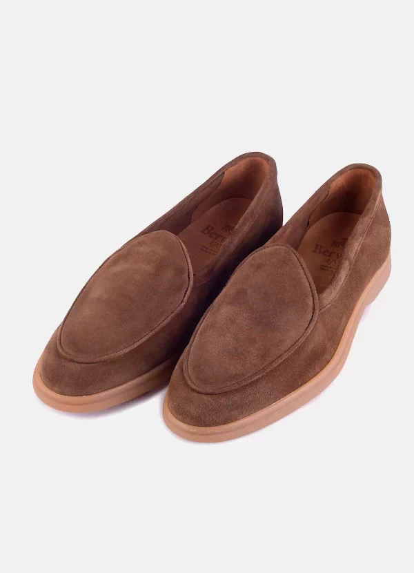 Carlos Santos 214 Brown Suede Mokasyn