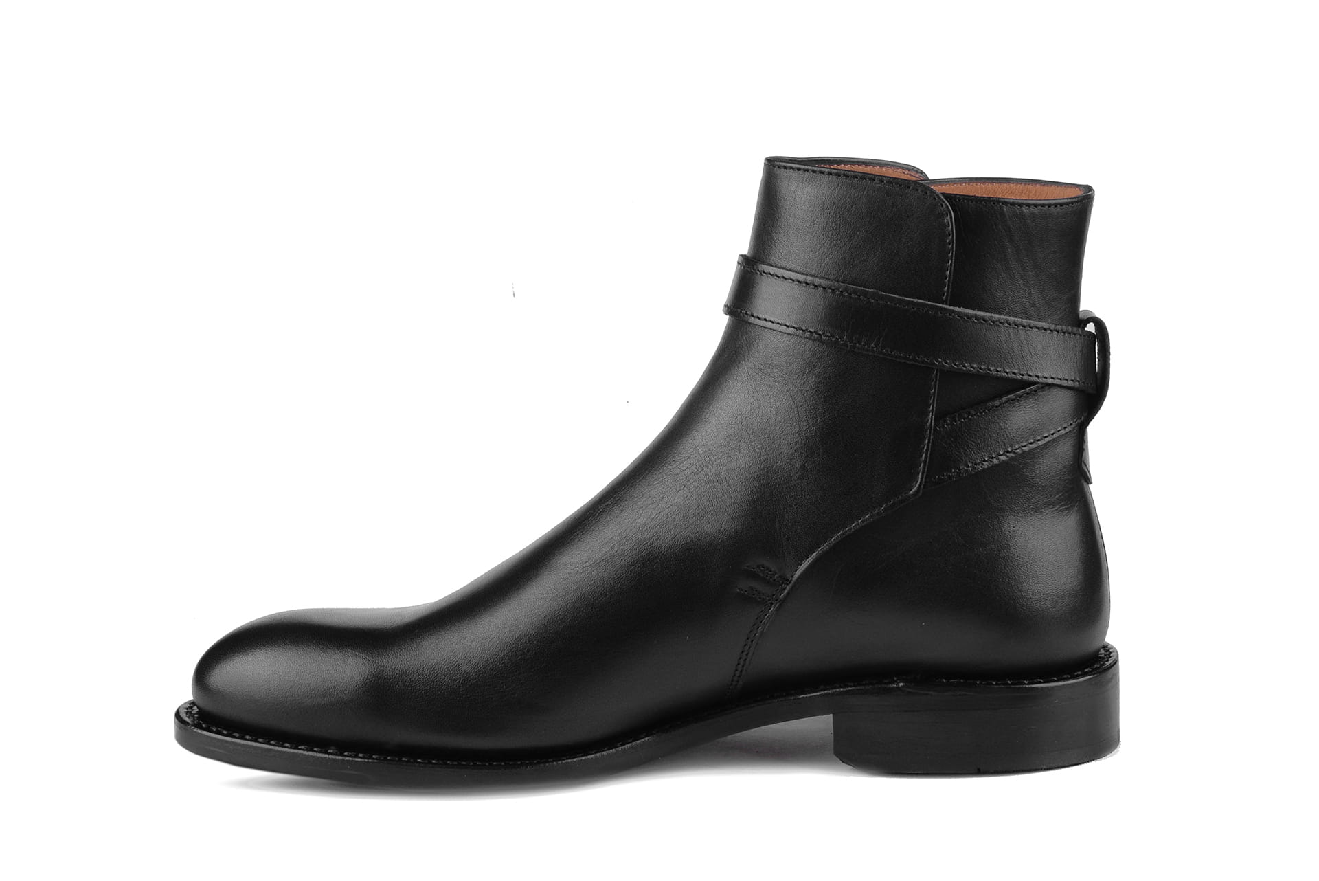 partigiani, buty meskie czarne za kostke