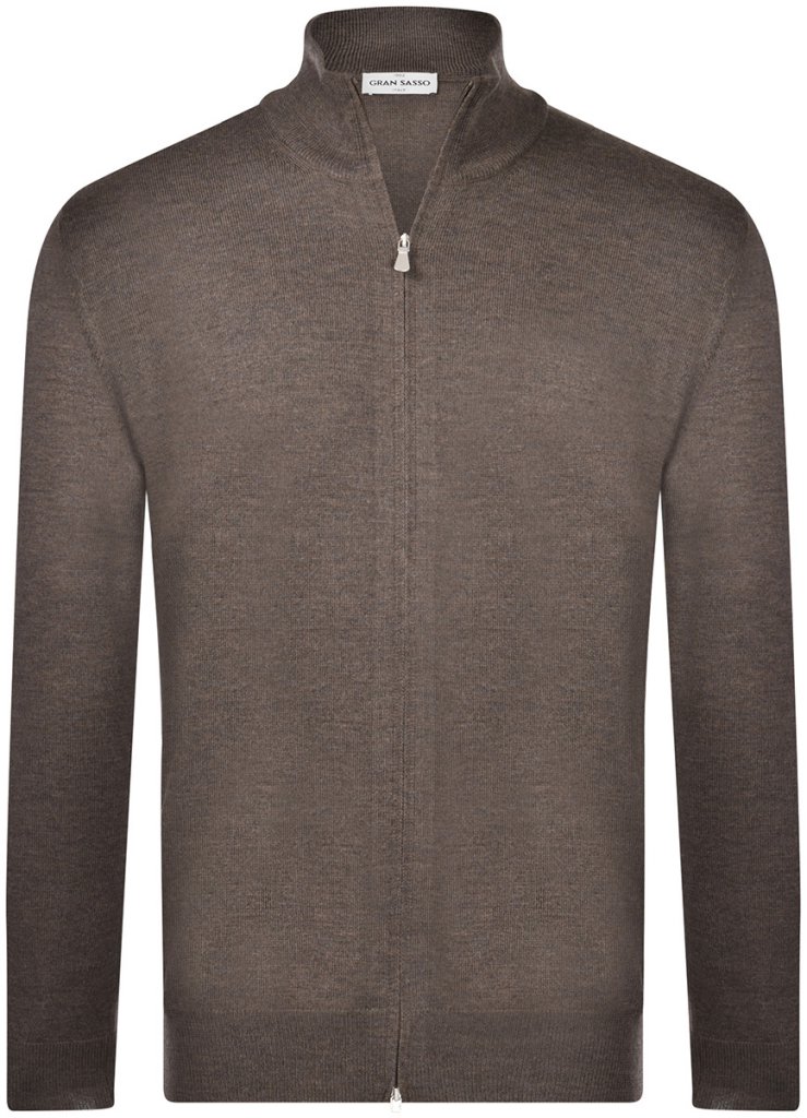 sweter rozpinany z wełny merino