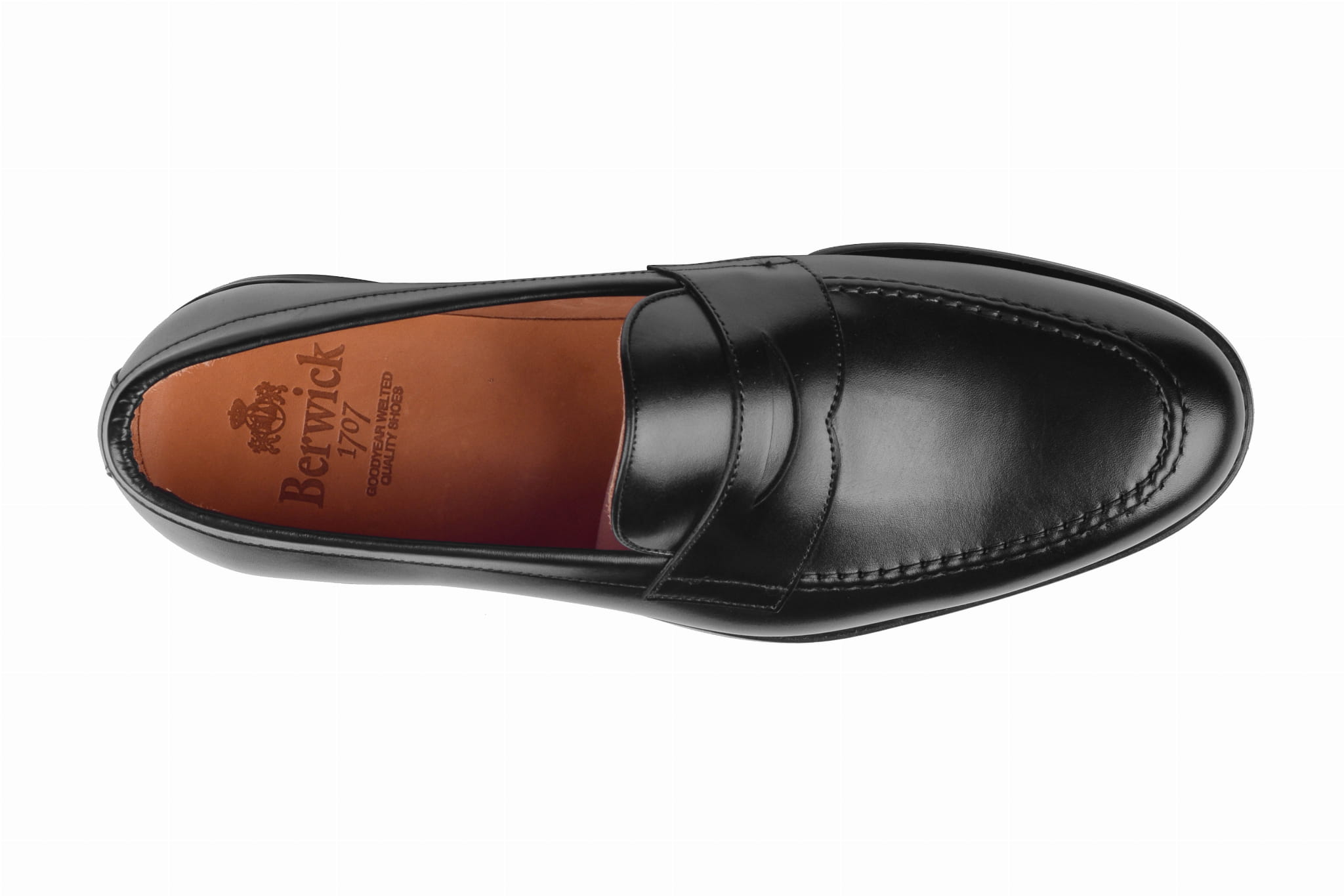 Berwick 4545 Penny Loafer Black Calf Dainite 2
