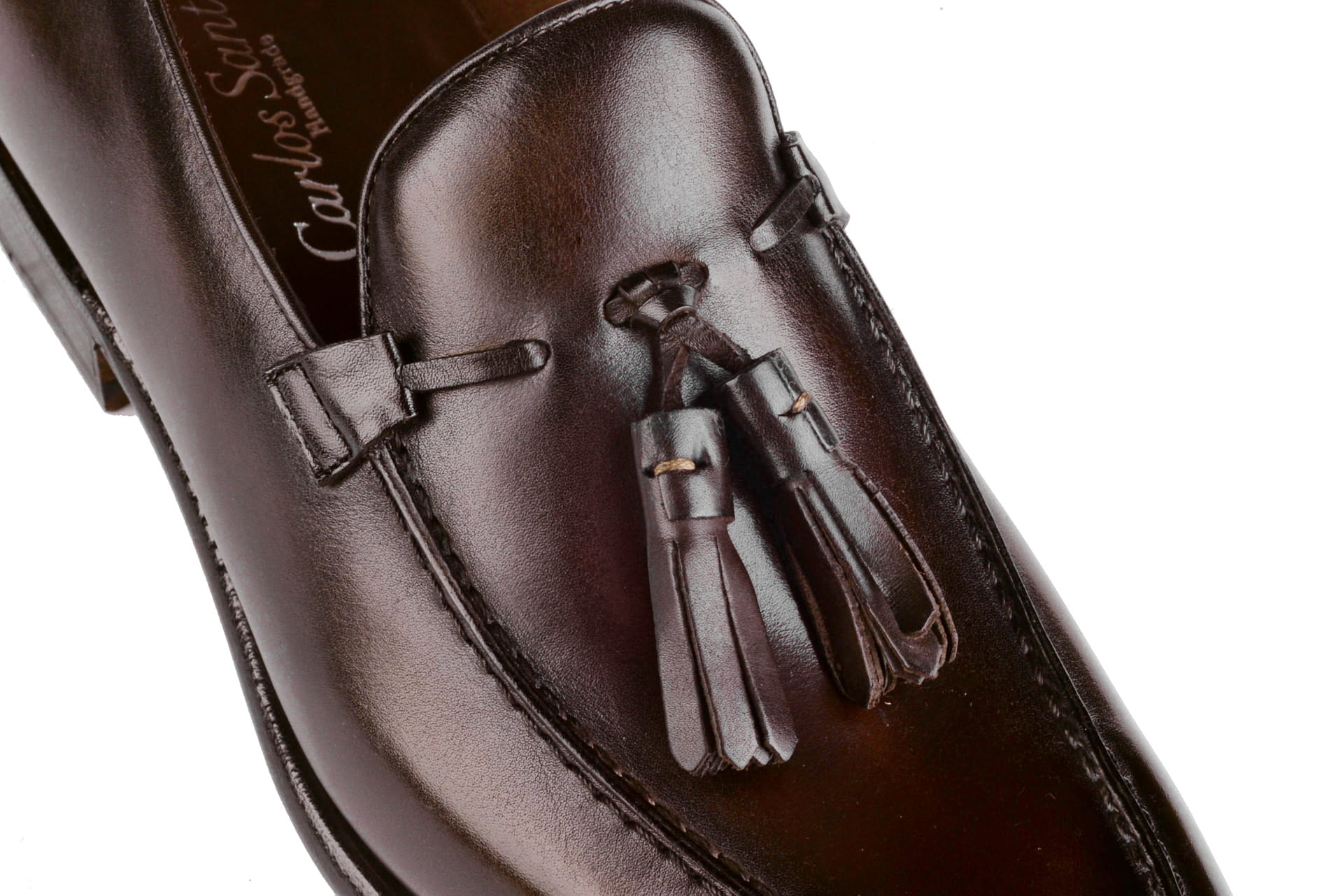brązowe tassel loafer, handgrade , loafersy premium
